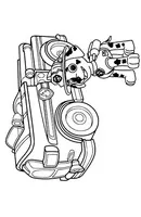 Paw Patrol kleurplaat 29